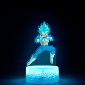 Điều khiển từ xa 16 màu Bóng Rồng <span class=keywords><strong>Goku</strong></span> 3D mô hình anime Halloween Led in màu nhỏ được chứng nhận - Product Image 6