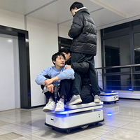 Plateforme Robotique Mobile M65, Charge Utile 150kg, SDK Ouvert, Navigation Laser SLAM ROS2, Batterie 8h, Positionnement 5cm pour la Manutention des Matériaux