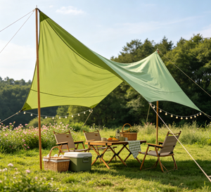 Voile d'ombrage en maille tissée, résistante aux UV et respirante, <span class=keywords><strong>au</strong></span> coloris durable, pour terrasse extérieure - Product Image 4