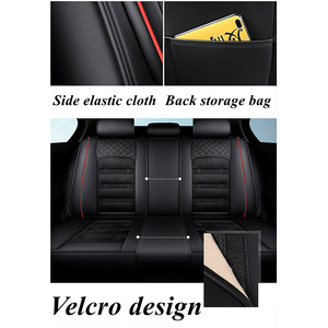 Housses de siège de voiture en cuir PU, couvre-siège pour véhicule, taille universelle, de haute qualité, pour la plupart des marques automobiles, meilleure vente, - Product Image 5