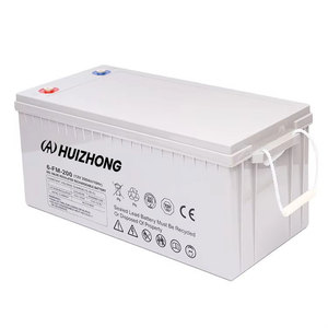 Batterie solaire 12V 200AH scellée à décharge profonde, rechargeable et sans entretien pour onduleurs et appareils électroniques grand public - Product Image 1