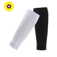 Vente en gros de chaussettes de football design sans pied manches de jambe chaussettes de football sport sans pied manches