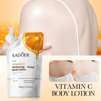 Lotion corporelle éclaircissante, hydratante, nourrissante, biologique, végane, parfumée, à la vitamine C et à l'huile d'olive, 300g, pour femmes, tous types de peau