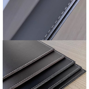 Tappetino da Scrivania FOSKA Rettangolare in Pelle PU Nera Resistente, Organizzatore per Ufficio per Scrivere, Digitare e Navigare - Product Image 3