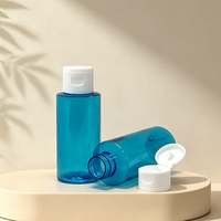 Botol Lotion Silinder Plastik PET 50ml Berbagai Warna Grosir, Tutup Flip Top, Kemasan Kosmetik Perawatan Kulit, Krim Plastik