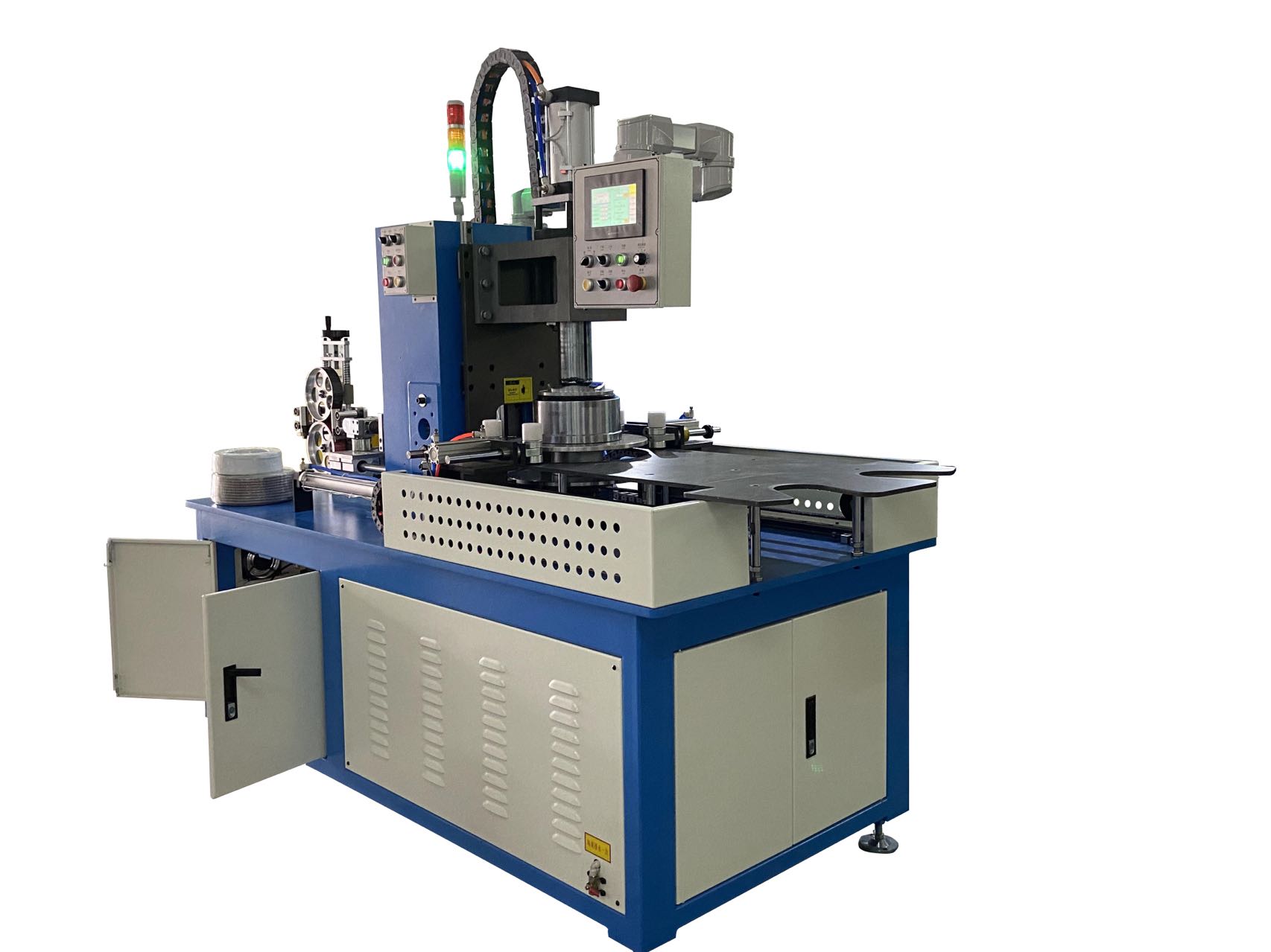 wire and cable making machine HH-C- PLC 1246 Automatic Coiling And Wrapping packing Machine For flat cable