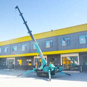 <span class=keywords><strong>Grue</strong></span> araignée télescopique de 1, 3, 5 et 8 tonnes, mini-<span class=keywords><strong>grue</strong></span> <span class=keywords><strong>mobile</strong></span> sur chenilles, hauteur de levage de 10 m, garantie de 2 ans - Product Image 6