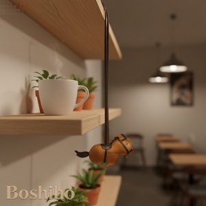 Boshiho Colgante de Cuero Genuino Hecho a Mano para Bolso, Llavero con Nombre y Costuras para Mujer - Product Image 3