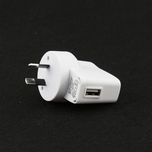 <b>Usb</b> Charging Adapter <b>5V</b> <b>1A</b> Australian Standard White Mobile Phone Charger - Product Image 1