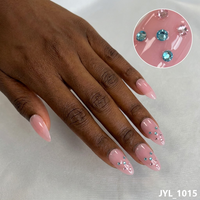 Fabricant de faux ongles à presser personnalisés sous marque privée, couleur nude blush, vente en gros de faux ongles de luxe en vrac, usine de faux ongles en gros