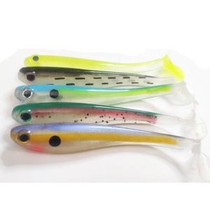 Zacht Wormaas T Staart Zacht Aas Lokt 4 Inch 10G Zachte Swimbait Zachte Holle Buik Kunstaas