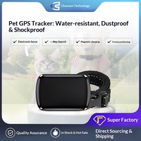 GPS-Tracker-Halsband für Hunde und Katzen Wasserdicht Anti-Verlust Echtzeit-Standort-Ortungsgerät