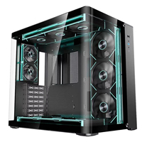 Gaming PC Case with ARGB Fans and USB 3.1 Type-C 360mm Water Cooler Support ATX Computer Case Tower