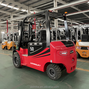 Montacargas Eléctrico de 5 Toneladas con Asiento, Batería de Plomo-Ácido, Neumáticos Sólidos, Montacargas de Alta Resistencia para Manejo de Materiales en Almacenes, Directo de Fábrica - Product Image 6