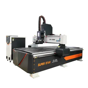 1325 CNC Router 3 trục tự động Máy khắc gỗ với chân không hấp thụ bàn làm việc