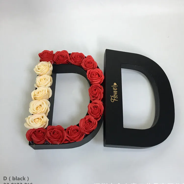 Logo personalizzato fiore di carta mache letter box