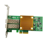 Adaptateur Ethernet Gigabit I350 AM2, 2 ports fibre optique, carte d'interface réseau SFP pour serveur