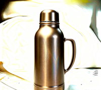 Pigment en poudre d'aluminium métallique à effet holographique prismatique brillant bronze antique, taille de particules 5-100 µm, pour gobelets et thermos