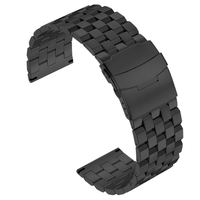 Correa de Reloj Maenwvo de Acero Inoxidable para Skx007, Modelo PG110, Cierre Plegable/Mariposa, Tamaños 18mm 20mm 22mm 24mm
