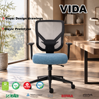Chaise de bureau ergonomique en maille avec accoudoirs 3D, verrouillage d'inclinaison, support lombaire, siège en mousse moulée, chaise commerciale OEM GTChair