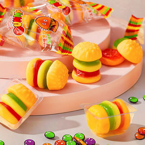 OEM 할랄 푸드 젤리 캔디 설탕 과일 버거 멀티 컬러 맛 구미 - Product Image 6