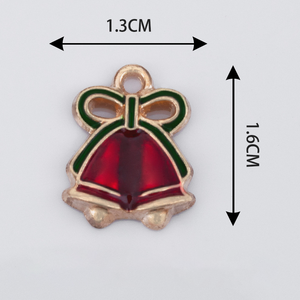 ชุดเครื่องประดับทำมือคริสต์มาสทำจากโลหะผสม, อุปกรณ์เสริม, เครื่องประดับผมทำมือ DIY, ต่างหู, แถบยางและขายส่ง - Product Image 5