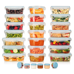 Contenitore speciale per pranzo Bento Box in vetro per impiegati a strisce verticali forno a microonde accessorio per la conservazione della cucina - Product Image 3