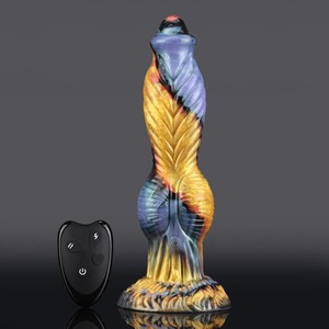 Dildo Teleskopik Anal XXL Berwarna-warni 10,23 Inci, Dildo Monster Bergetar dengan Remote Control untuk Wanita dan Pria - Product Image 2