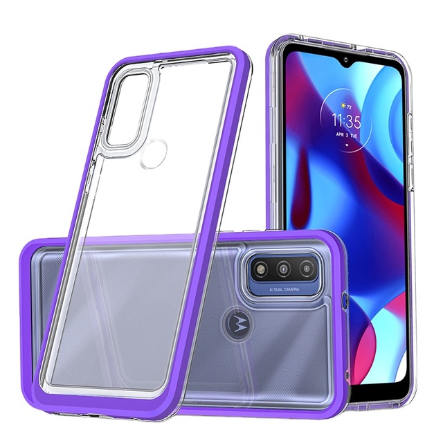 Drop-Proof Phone Case for Moto G Pure with Light Transmitting Design Mobile Cover Brilliant Series Enhanced Protection