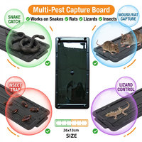 Piège à colle pour serpents en papier de qualité supérieure, extra fort, non toxique, imperméable, robuste, pour usage résidentiel et humain.