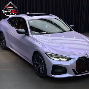 5x59FT haute qualité brillant violet PET support PET Star Dezi auto-adhésif PVC pleine voiture carrosserie emballage vinyle <span class=keywords><strong>Film</strong></span> - Product Image 1