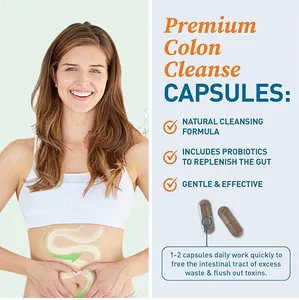 Oem/Odm Colon Cleanser Detox Voor Gewichtsverlies Snelwerkende Extra Sterke Reiniging Met Probiotische En Natuurlijke Laxeermiddelen