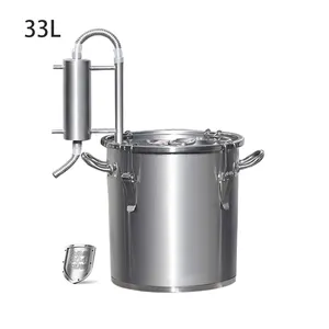 33L 304 stainless steel lemon essential oil distillation and extraction machine various flower water distillation machine