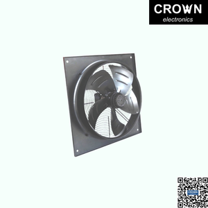 CROWN-Ventilador de techo de placa cuadrada de CA para uso industrial, diámetro de hoja de 24 pies, 220V/380V, rodamiento de bolas, bajo ruido, 40dB + - Product Image 3
