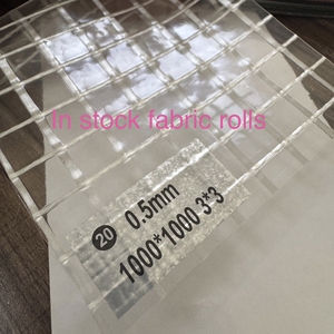 Rouleaux de tissu en stock 1000D*1000D 3*3 PVC, bâche en maille transparente, imperméable, ignifuge, légère, pour sacs de mariage - Product Image 2
