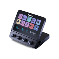 MiraBox N4 Programlanabilir Makro Klavye, Windows ve Mac için LCD Yan Monitörlü Akış Kontrol Cihazı