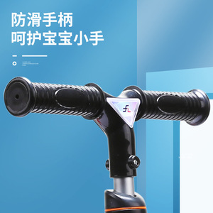 Patinete para niños 2 en 1 para niños de 1 a 6 años con dos ruedas, diseño ligero, color naranja. - Product Image 4