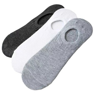 Men's Breathable Invisible Socks Solid Color Low Cut Polyester Fiber Summer Casual Boat Socks Sweat Absorbing - Product Image 5