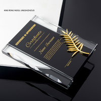 Marque Noble, Plaque de cristal noir créative, cadeau, Logo personnalisé gravé, exposition de voiture, trophée, artisanat