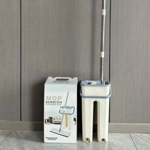 Ensemble serpillière et seau mains libres pour <span class=keywords><strong>tablette</strong></span>, avec système de torsion, manche plat <span class=keywords><strong>en</strong></span> acier inoxydable et serpillière allongée pour sols <span class=keywords><strong>en</strong></span> <span class=keywords><strong>bois</strong></span> - Product Image 6