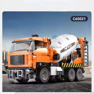 CaDa C65021 Ensembles de blocs de construction pour mini camion bétonnière Voiture d'ingénierie de construction de camion à agitation - Product Image 4