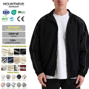 Giacca Sportiva Personalizzata per Uomo in Tessuto ad Alta Densità, con Profili Riflettenti, Tasche con Zip, Traspirante, Urbana, su Misura OEM ODM - Product Image 2