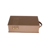 Boîtes à vin en papier d'art de luxe pour l'emballage, coffret cadeau de vin, coffret cadeau magnétique en bois de Vodka