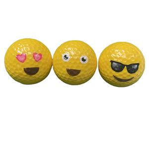 Offre Spéciale – <span class=keywords><strong>Balles</strong></span> <span class=keywords><strong>de</strong></span> <span class=keywords><strong>Golf</strong></span> Jaunes en Gros pour Cadeaux – Fabrication en Usine – 2 Couches – Motif Dessin Animé - Product Image 1