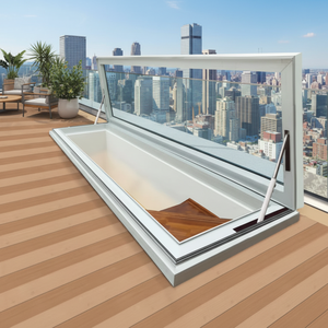 Ventana <span class=keywords><strong>de</strong></span> Techo Automática Eléctrica Personalizada, <span class=keywords><strong>de</strong></span> Aleación <span class=keywords><strong>de</strong></span> Aluminio, Impermeable e Insonorizada, con Control Remoto - Product Image 1