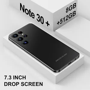 Note30+ 6.9 inch 3840x2160 MTK6799 Android10.0 Smartphones 12GB+512GB 5G Cellphones 5600mAh Large Capacity Mobile Phone