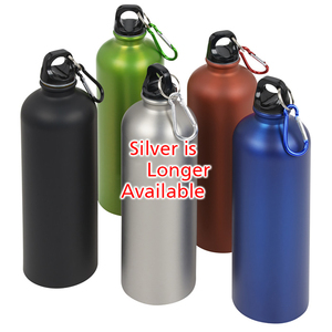 Bouteille d'eau sportive en aluminium légère à paroi simple pour vélo avec couvercle anti-poussière – Publicitaire - Product Image 2
