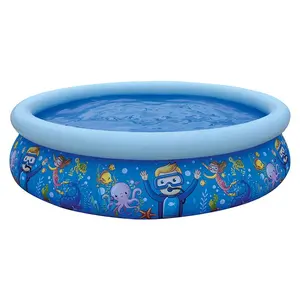 Vente en gros, piscine du monde marin 3D, sports aquatiques gonflables en plein air, piscine flottante, jouets de natation pour enfants