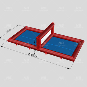 Water Play <b>Inflatable</b> Beach Volleyball Court Football Field Accept Custom 20240619 <b>Inflatable</b> Volleyball Court Water Play <b>Inflat</b> - Product Image 5