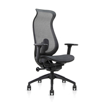 Chaise de bureau ergonomique et confortable en maille pour usage domestique, idéale pour les jeunes étudiants, avec dossier intégré et soutien lombaire ergonomique pour une assise prolongée.
